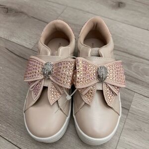 Kurt Geiger Sneakers with Bow and Gem Accents NWT